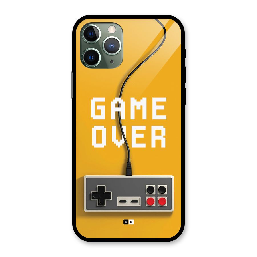 Game Over Remote Glass Back Case for iPhone 11 Pro