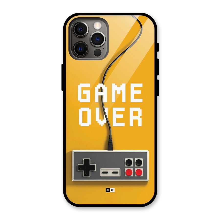 Game Over Remote Glass Back Case for iPhone 12 Pro