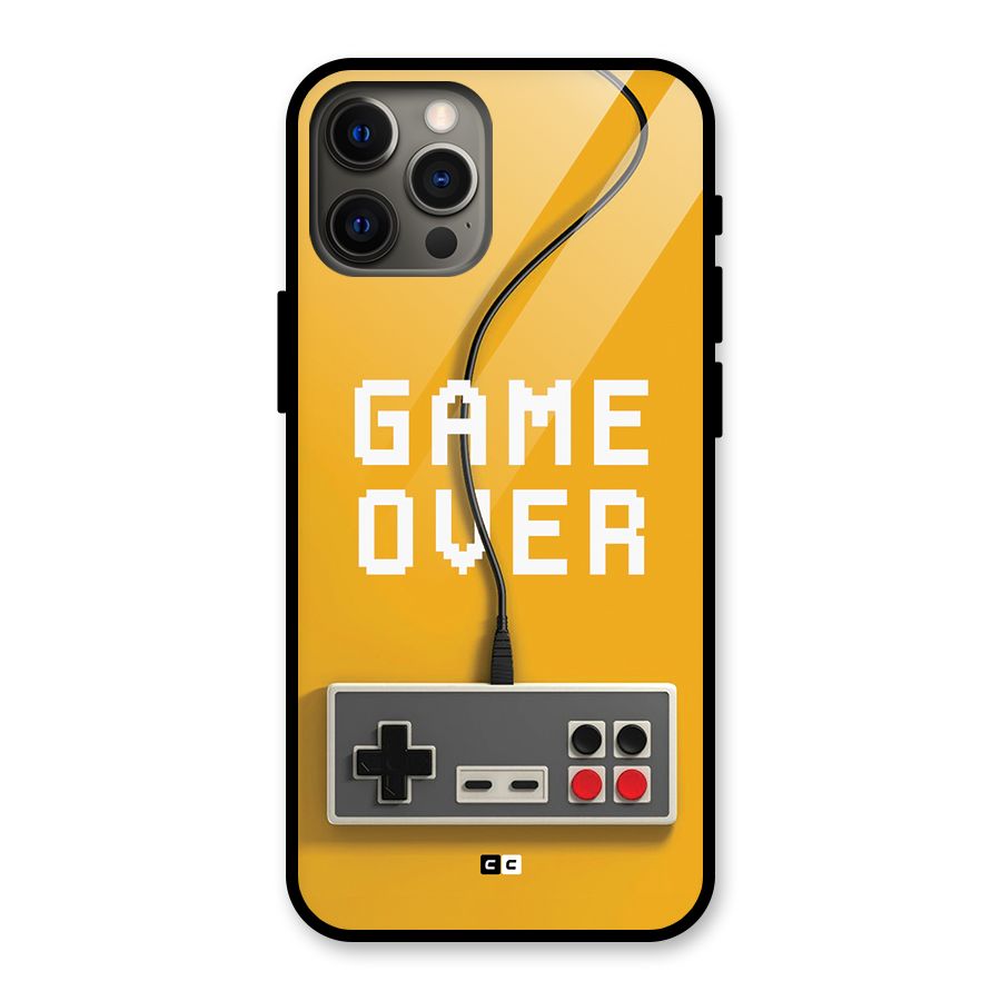 Game Over Remote Glass Back Case for iPhone 12 Pro Max