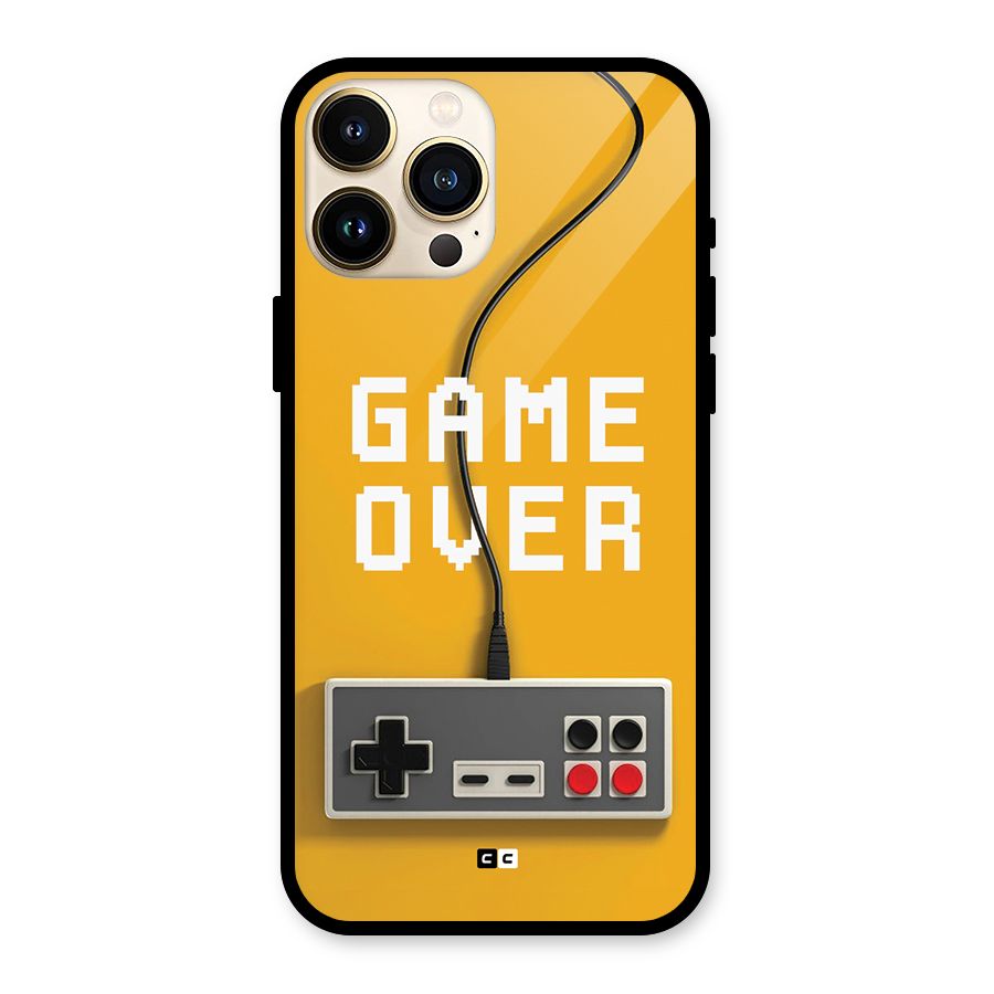 Game Over Remote Glass Back Case for iPhone 13 Pro Max