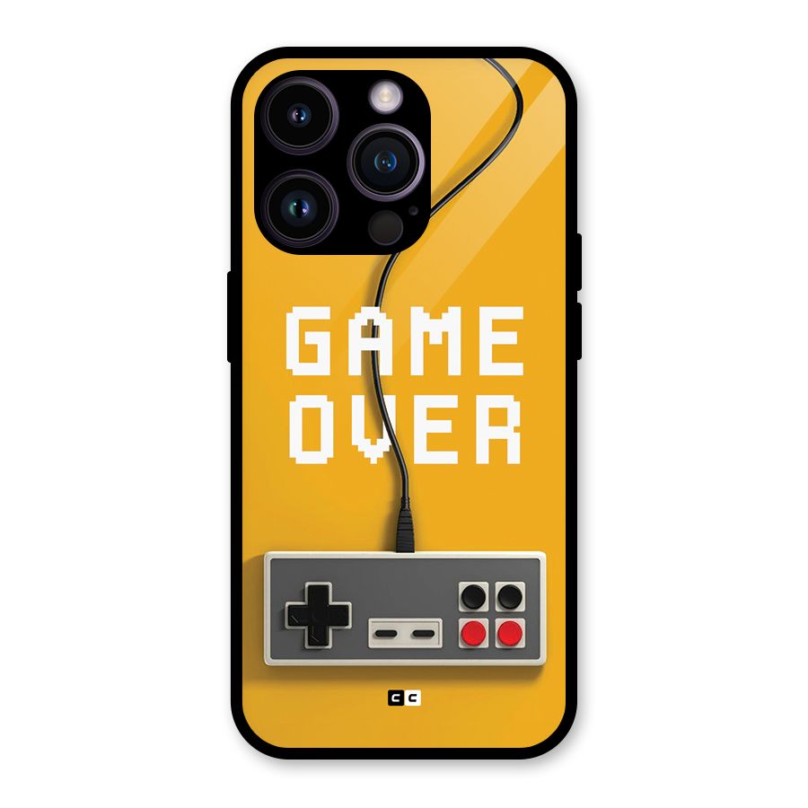 Game Over Remote Glass Back Case for iPhone 14 Pro