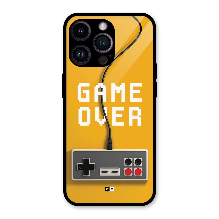 Game Over Remote Glass Back Case for iPhone 14 Pro Max
