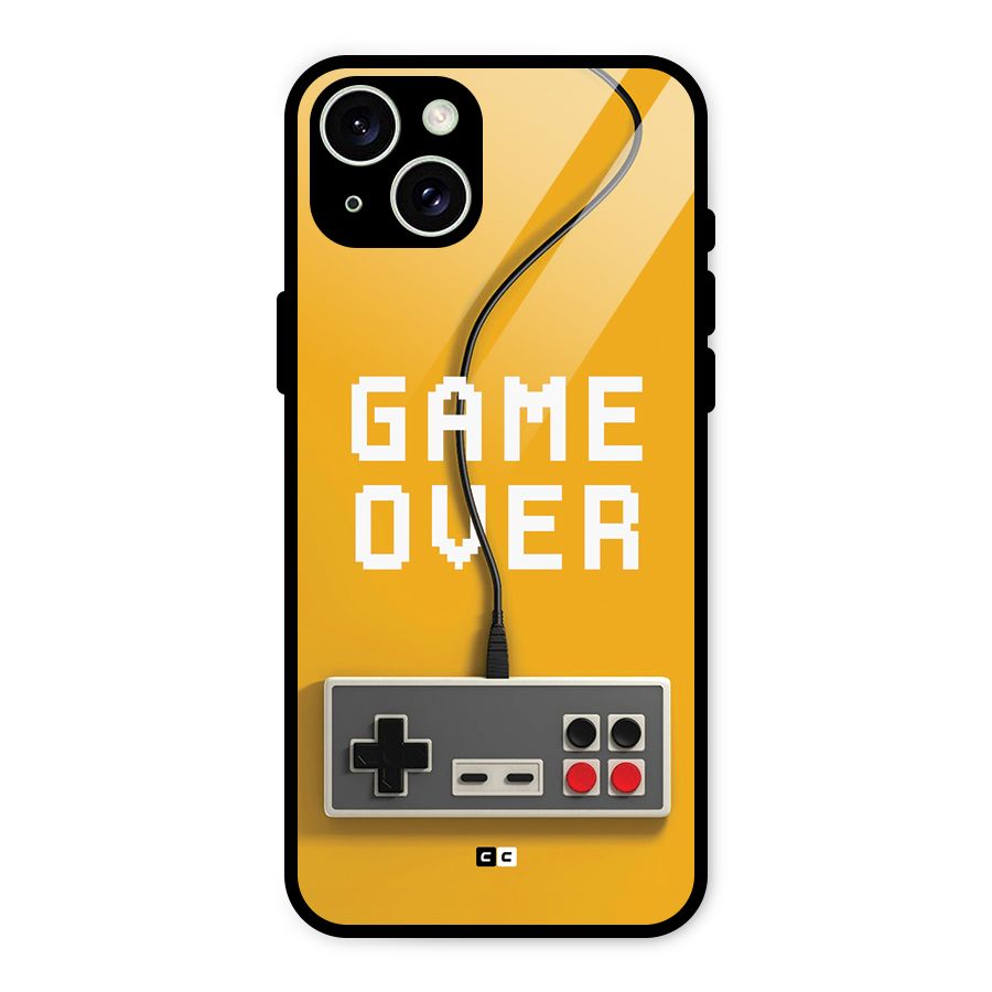 Game Over Remote Glass Back Case for iPhone 15 Plus
