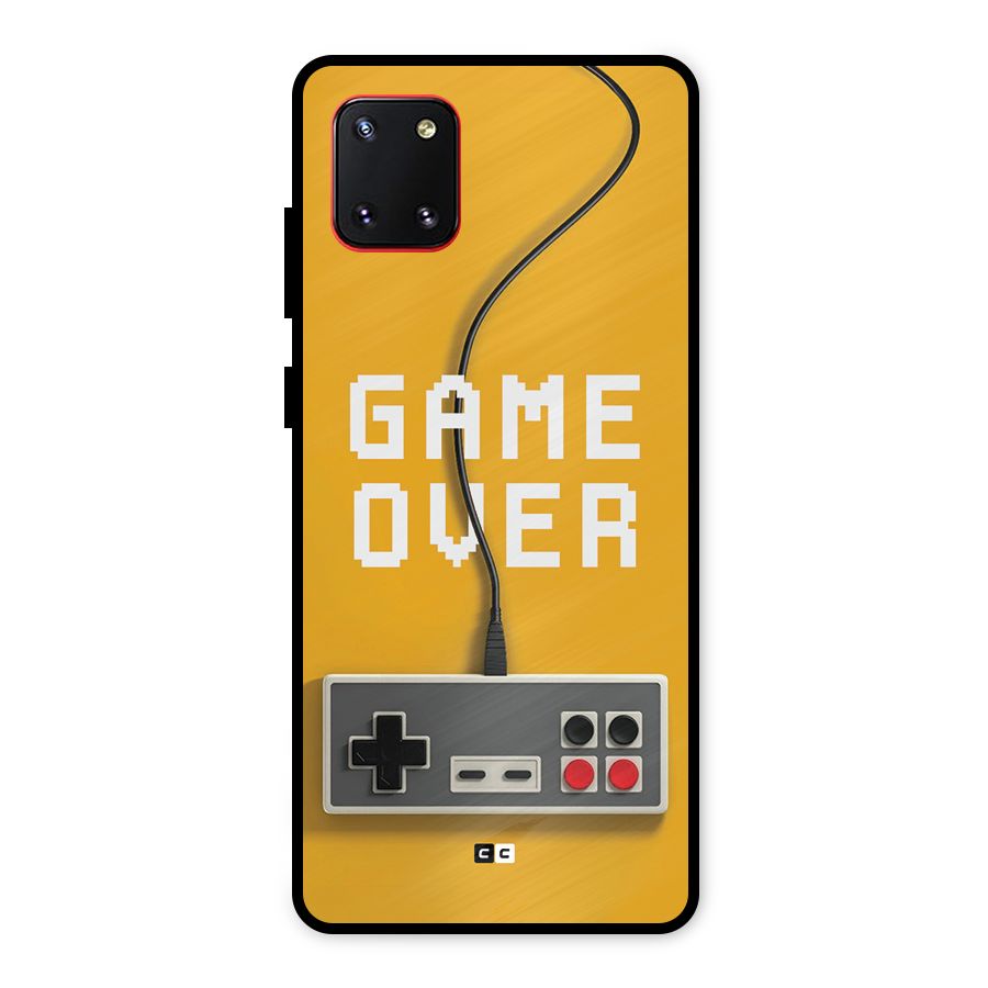 Game Over Remote Metal Back Case for Galaxy Note 10 Lite