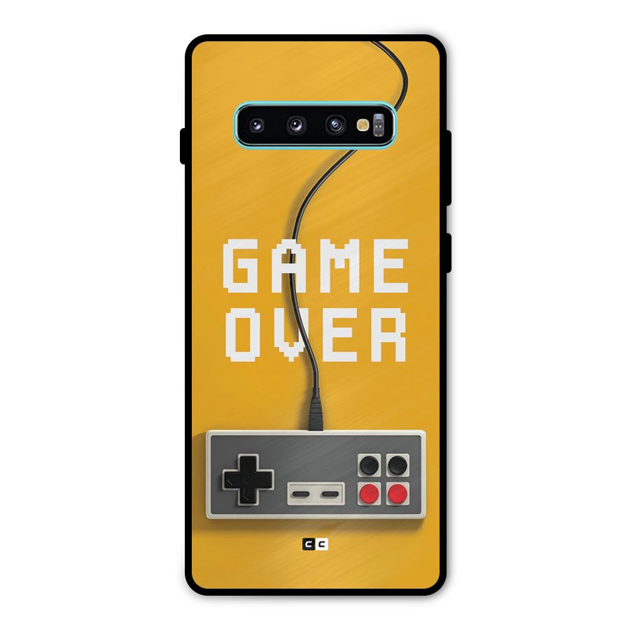 Game Over Remote Metal Back Case for Galaxy S10 Plus