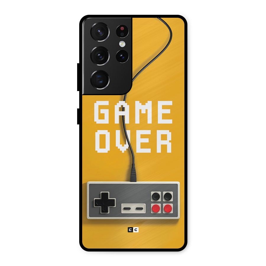 Game Over Remote Metal Back Case for Galaxy S21 Ultra 5G