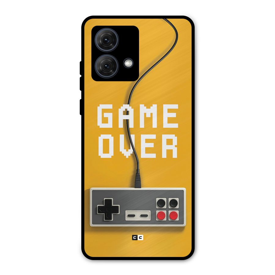 Game Over Remote Metal Back Case for Moto G84