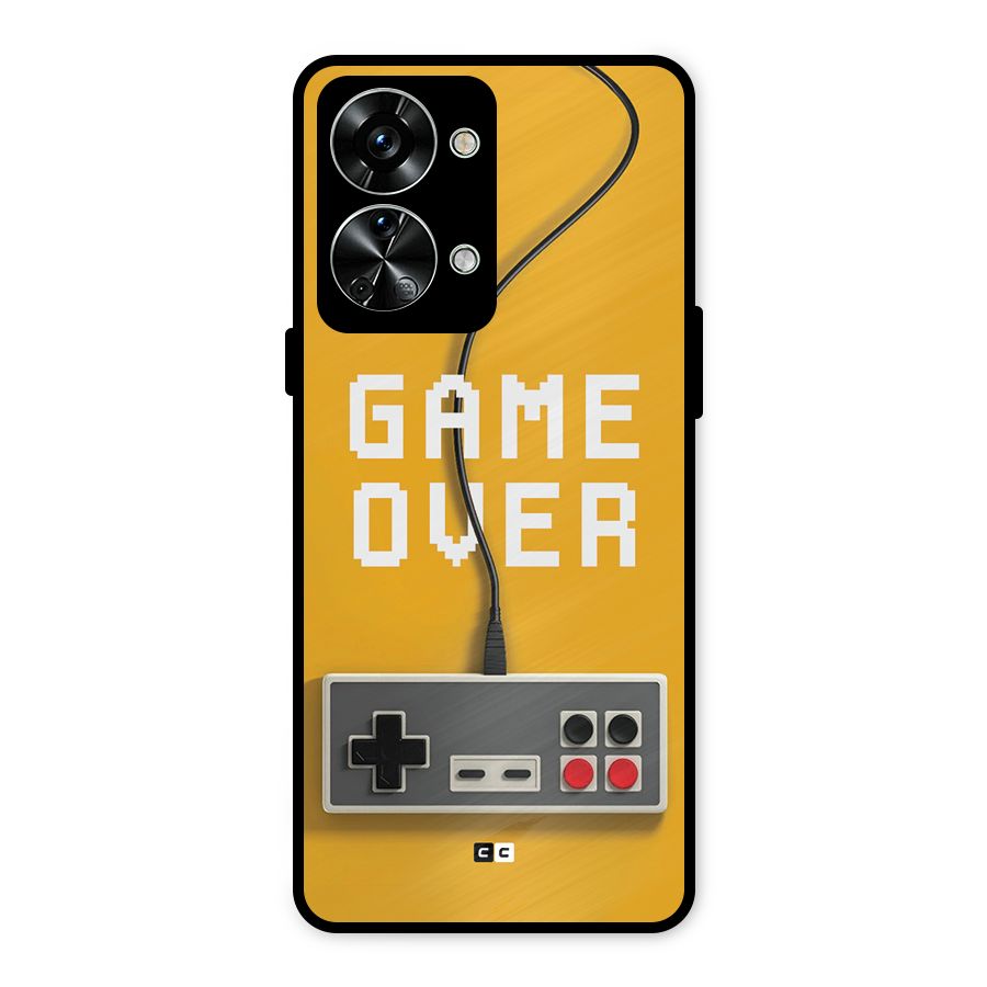 Game Over Remote Metal Back Case for OnePlus Nord 2T