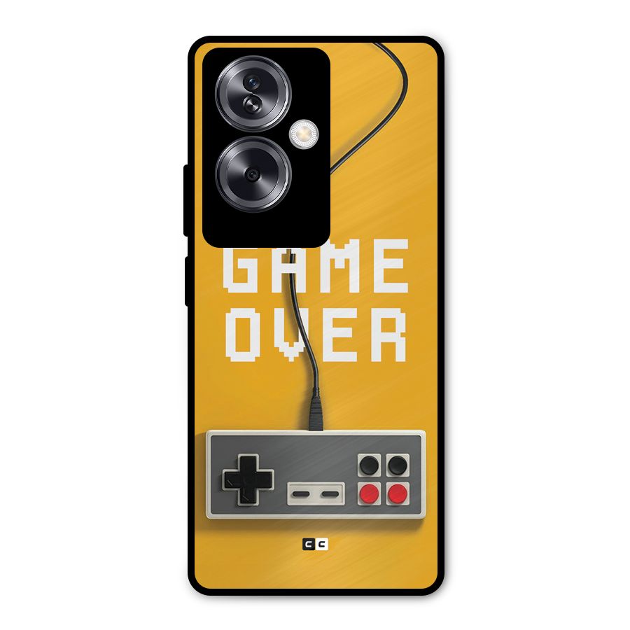 Game Over Remote Metal Back Case for Oppo A79 5G