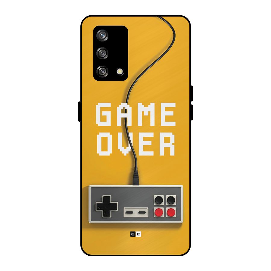 Game Over Remote Metal Back Case for Oppo F19