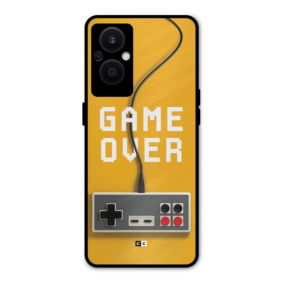 Game Over Remote Metal Back Case for Oppo F21 Pro 5G