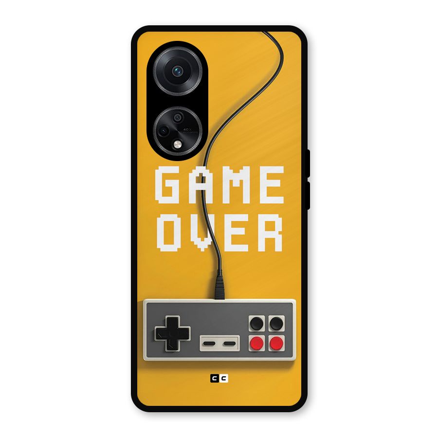 Game Over Remote Metal Back Case for Oppo F23