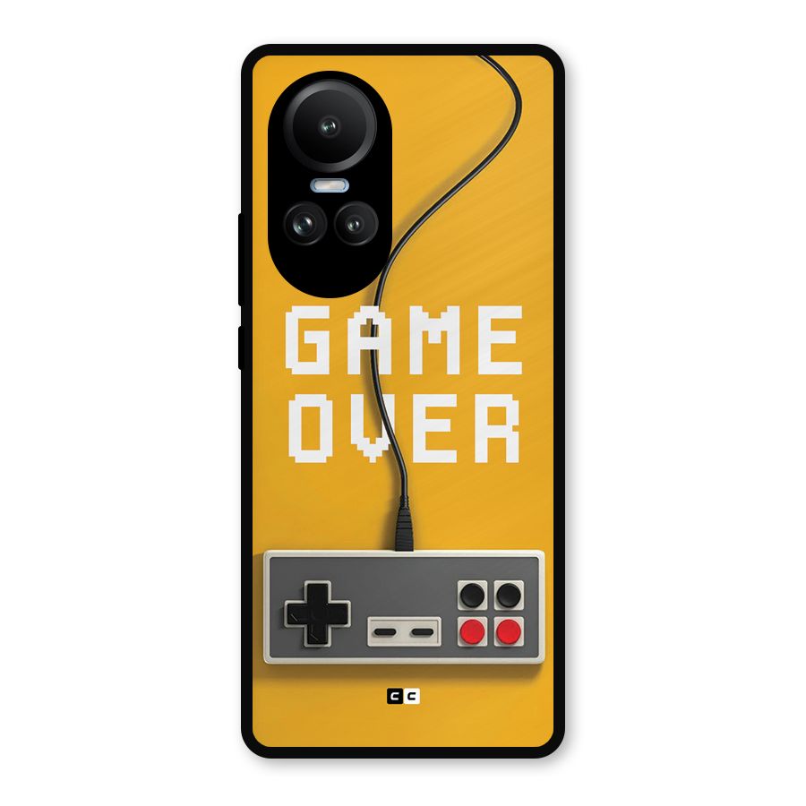 Game Over Remote Metal Back Case for Oppo Reno10