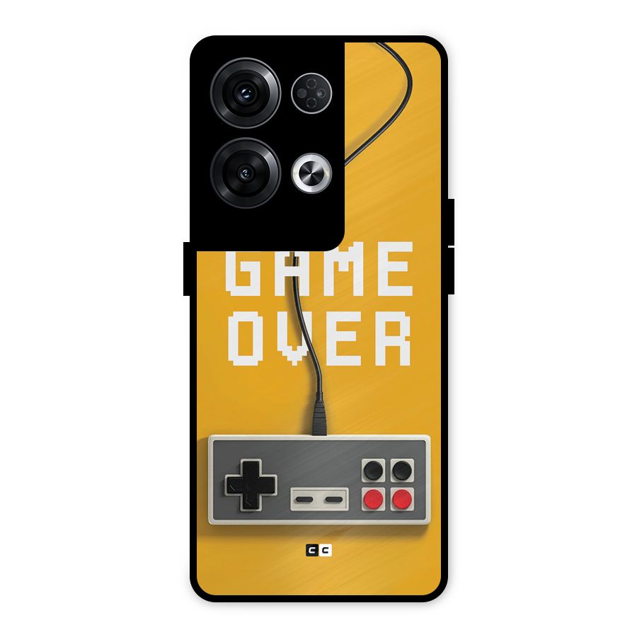Game Over Remote Metal Back Case for Oppo Reno8 Pro 5G