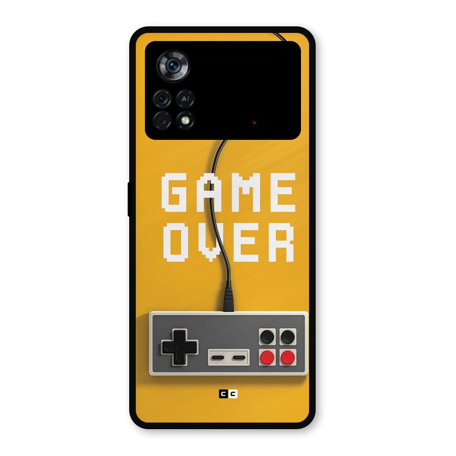 Game Over Remote Metal Back Case for Poco X4 Pro 5G