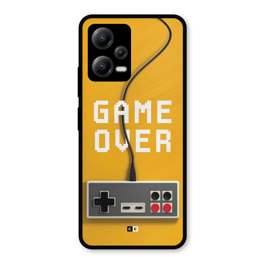Game Over Remote Metal Back Case for Redmi Note 12 5G