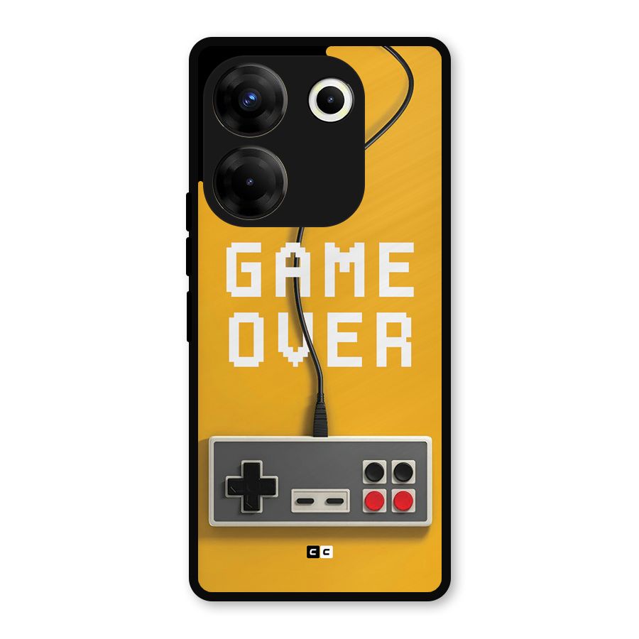 Game Over Remote Metal Back Case for Tecno Camon 20 Pro