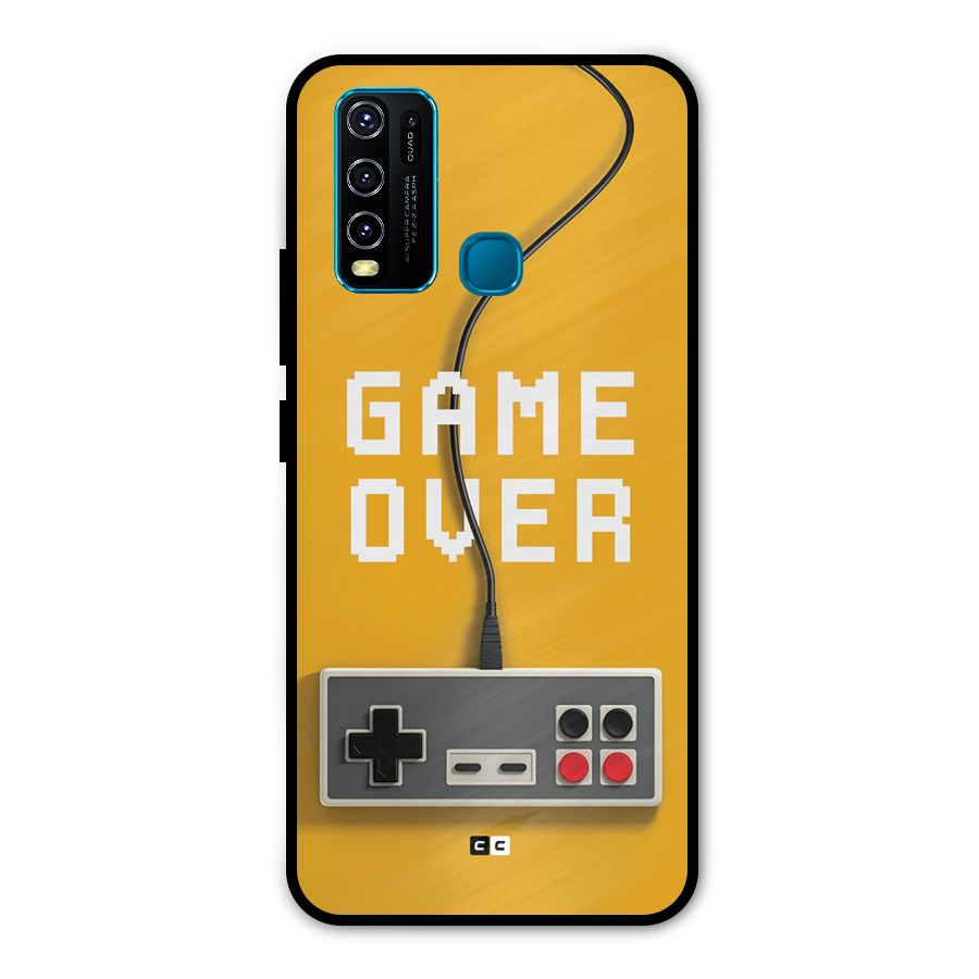 Game Over Remote Metal Back Case for Vivo Y30