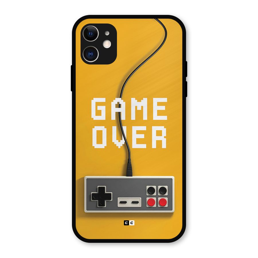 Game Over Remote Metal Back Case for iPhone 11