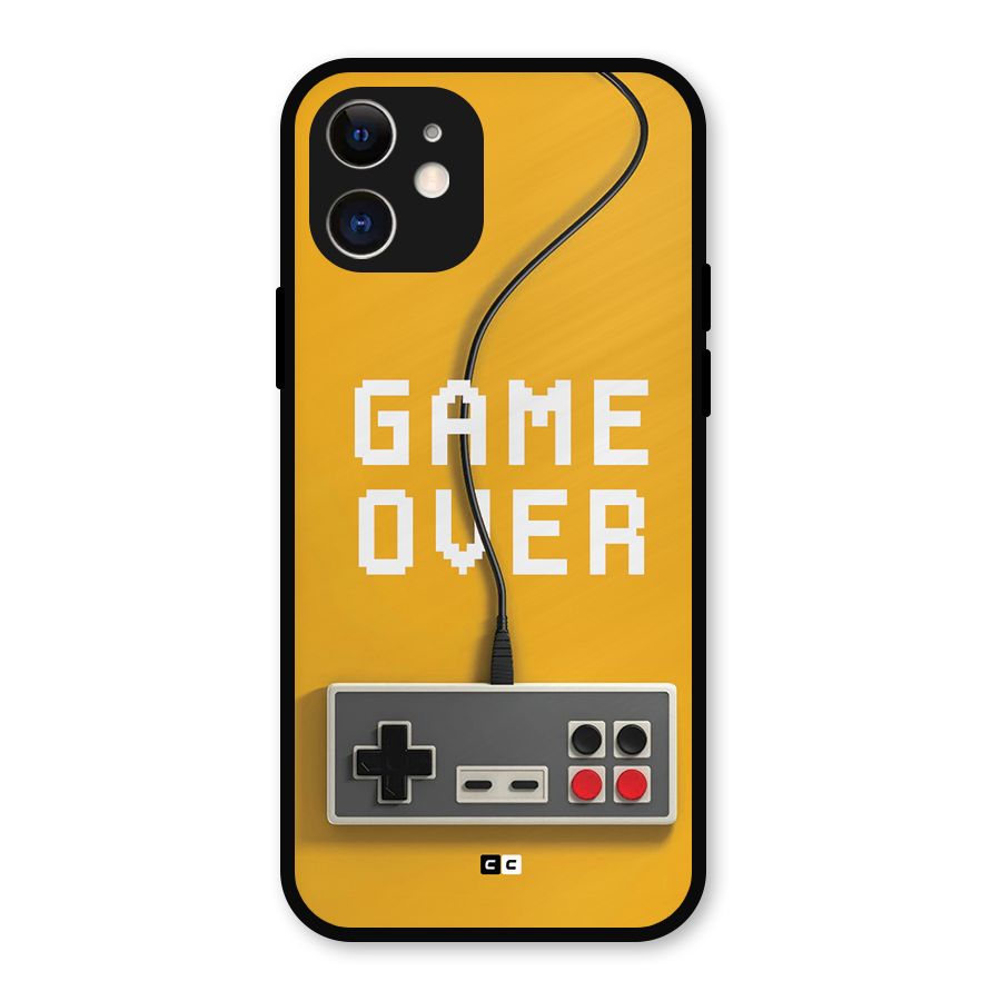 Game Over Remote Metal Back Case for iPhone 12