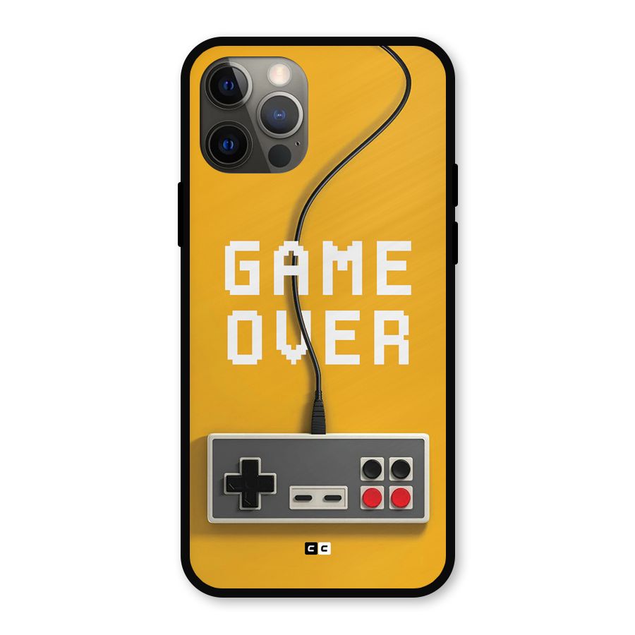 Game Over Remote Metal Back Case for iPhone 12 Pro