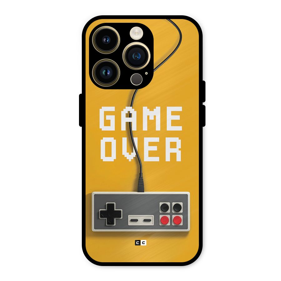 Game Over Remote Metal Back Case for iPhone 14 Pro