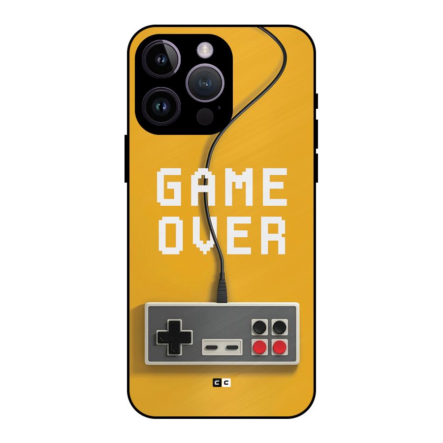 Game Over Remote Metal Back Case for iPhone 14 Pro Max