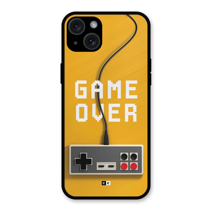 Game Over Remote Metal Back Case for iPhone 15 Plus
