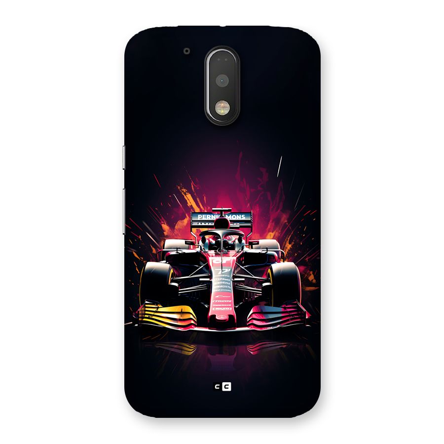 Game Racing Back Case for Moto G4 Plus
