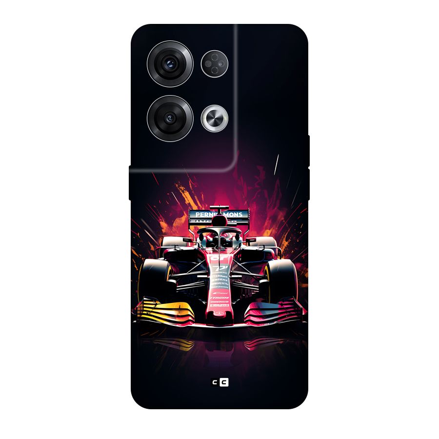 Game Racing Back Case for Oppo Reno8 Pro 5G
