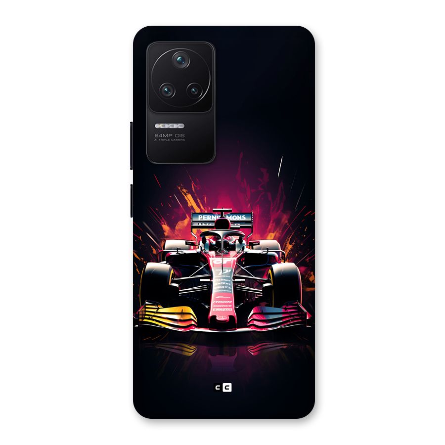 Game Racing Back Case for Poco F4 5G