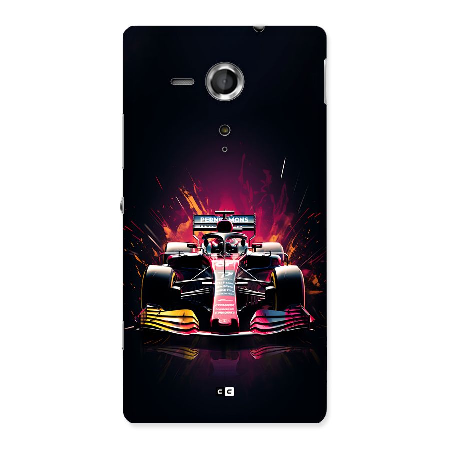 Game Racing Back Case for Xperia Sp