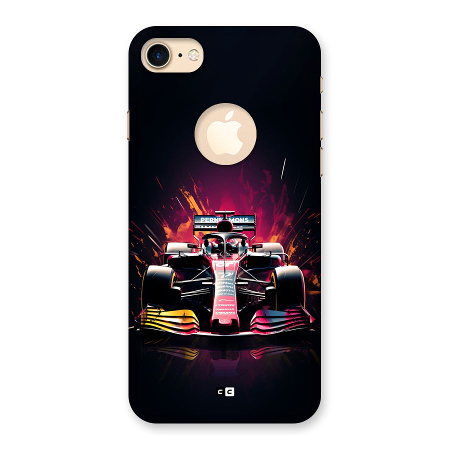 Game Racing Back Case for iPhone 7 Logo Cut