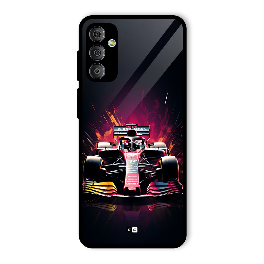 Game Racing Glass Back Case for Galaxy F23