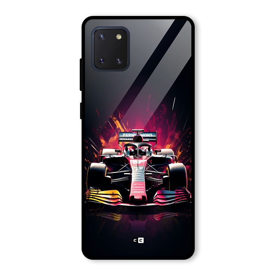 Game Racing Glass Back Case for Galaxy Note 10 Lite