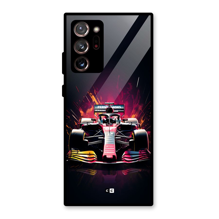 Game Racing Glass Back Case for Galaxy Note 20 Ultra 5G