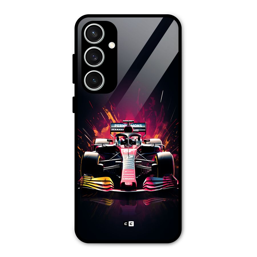 Game Racing Glass Back Case for Galaxy S23 FE