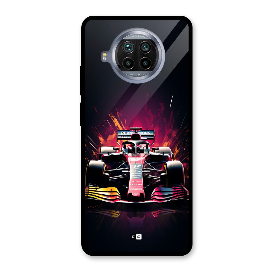 Game Racing Glass Back Case for Mi 10i