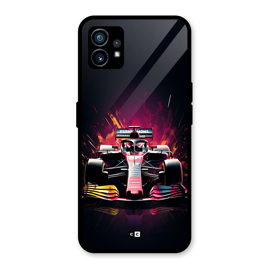 Game Racing Glass Back Case for Nothing Phone 1