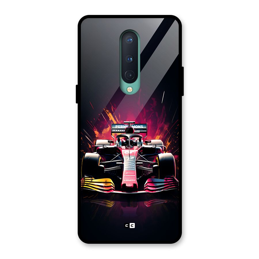 Game Racing Glass Back Case for OnePlus 8