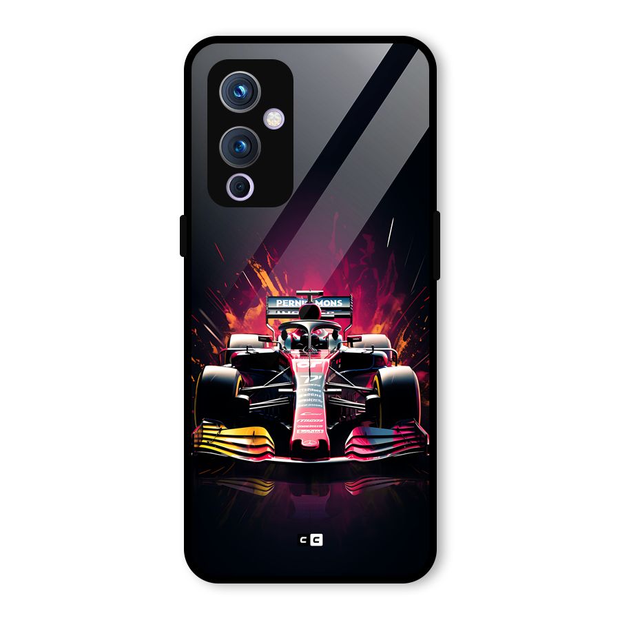Game Racing Glass Back Case for OnePlus 9