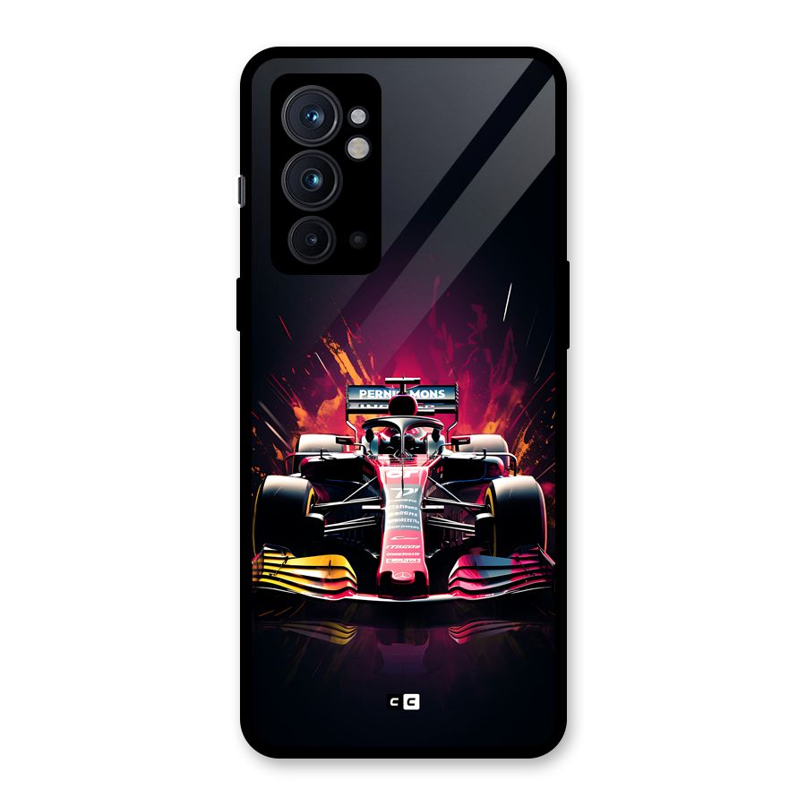 Game Racing Glass Back Case for OnePlus 9RT 5G
