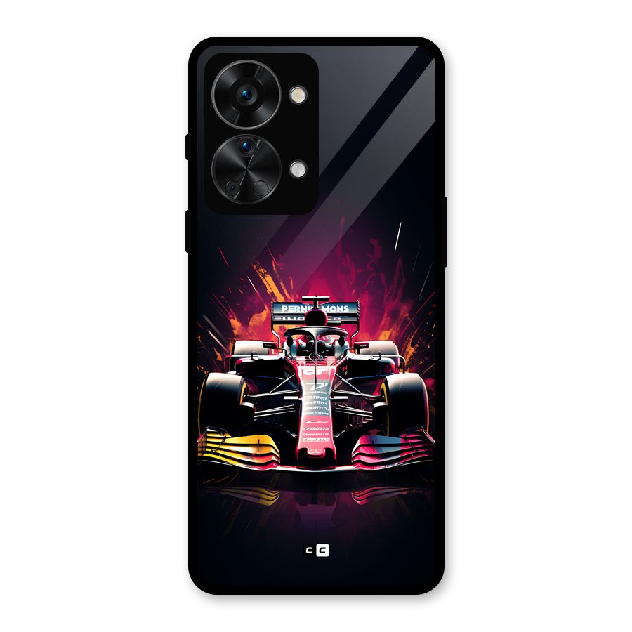 Game Racing Glass Back Case for OnePlus Nord 2T