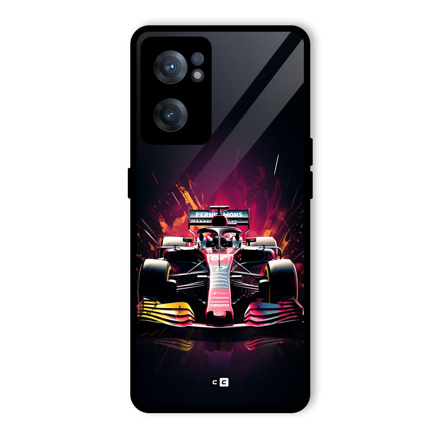 Game Racing Glass Back Case for OnePlus Nord CE 2 5G