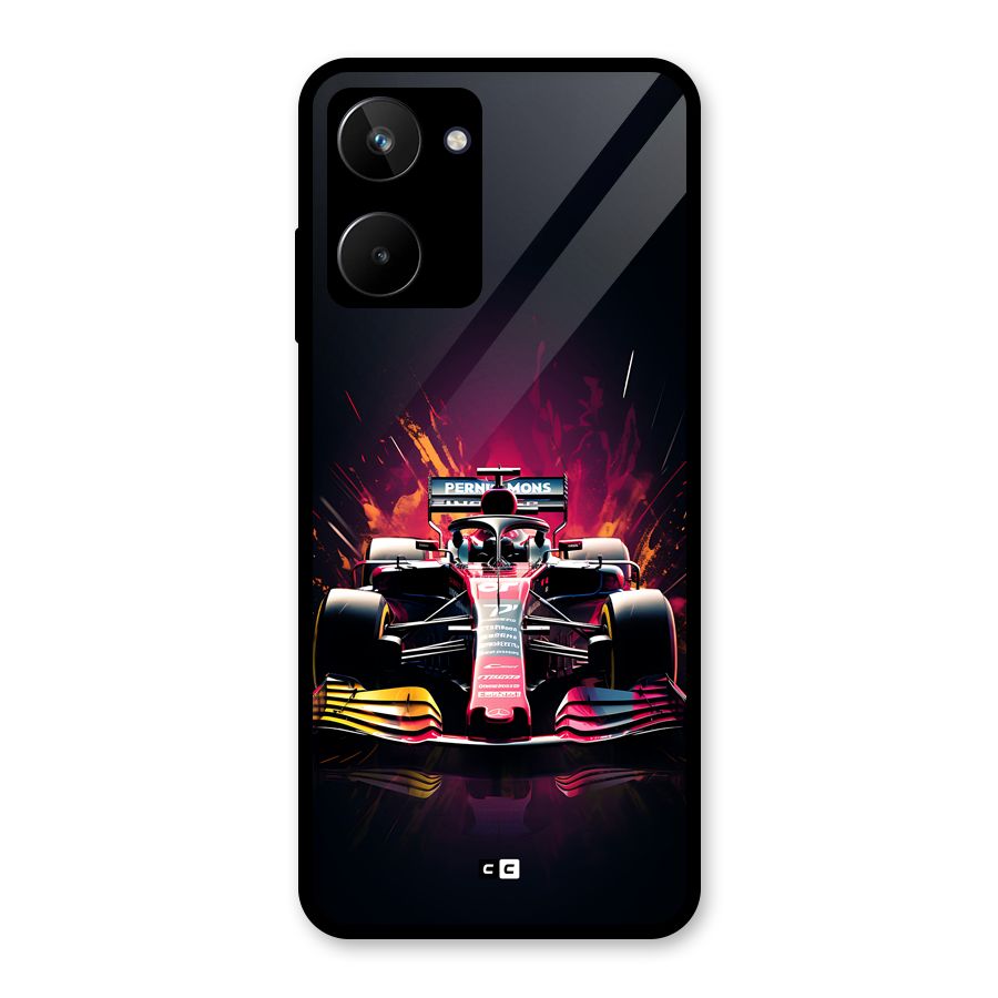 Game Racing Glass Back Case for Realme 10