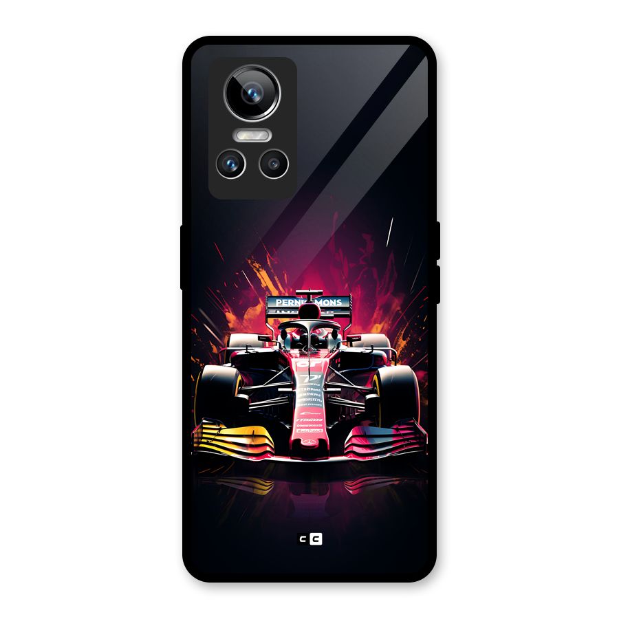 Game Racing Glass Back Case for Realme GT Neo 3
