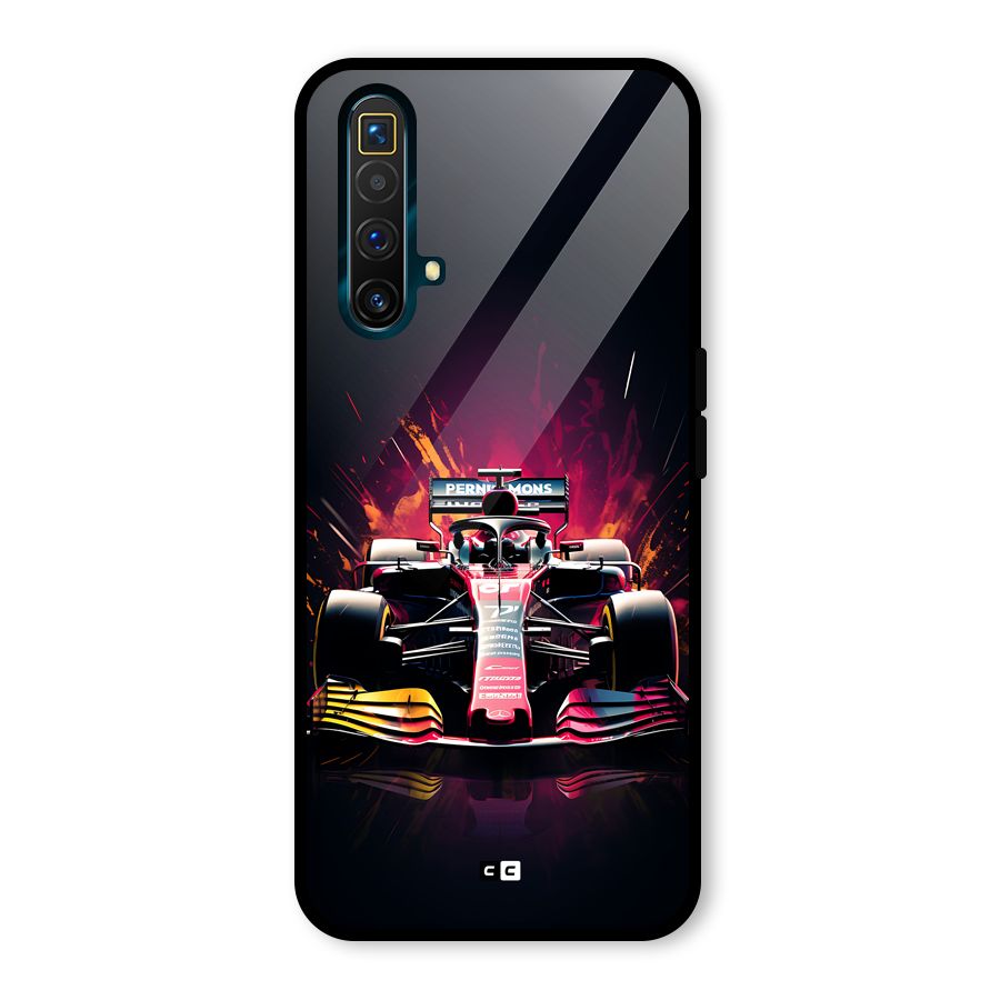 Game Racing Glass Back Case for Realme X3 SuperZoom