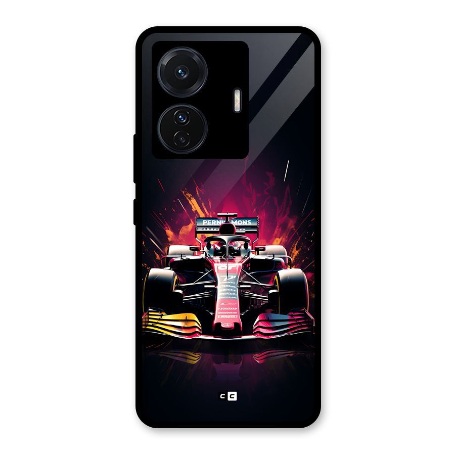 Game Racing Glass Back Case for Vivo T1 Pro