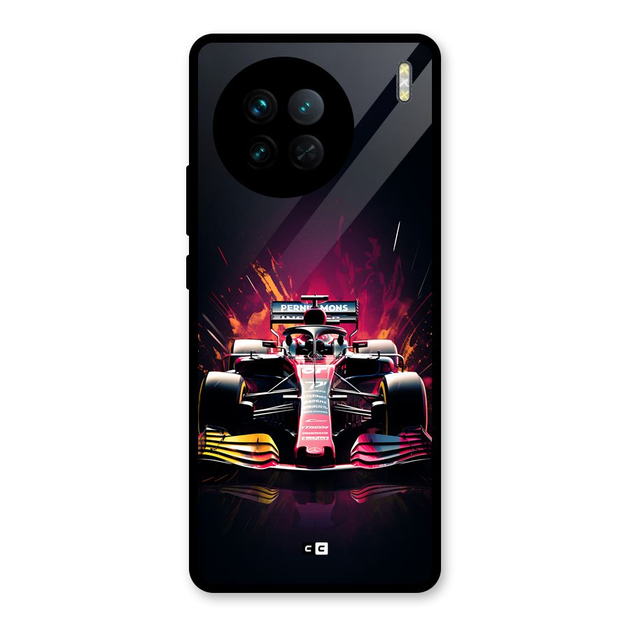 Game Racing Glass Back Case for Vivo X90