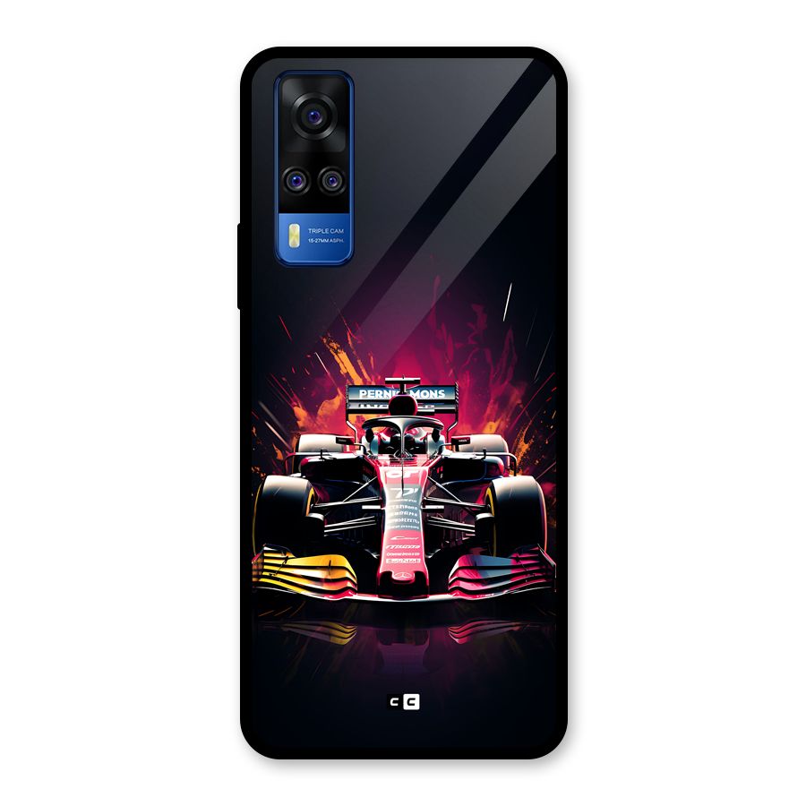 Game Racing Glass Back Case for Vivo Y31